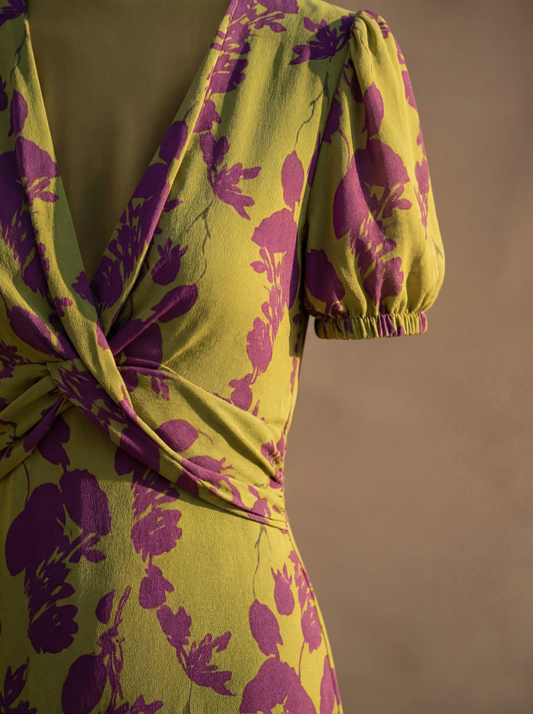 Robe Élégante en Tissu de Soie - Collection Maison Claire et Sylvie