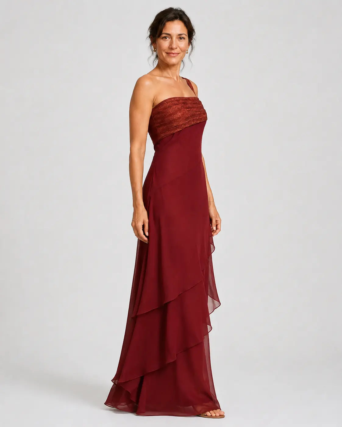 Sira Vestido Maxi Asimétrico