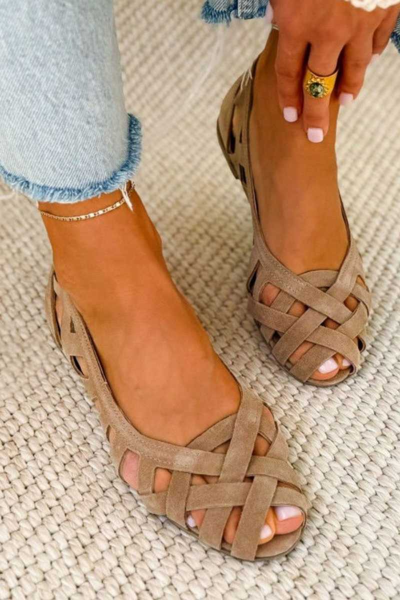 Lourdes | Sandalias trenzadas elegantes