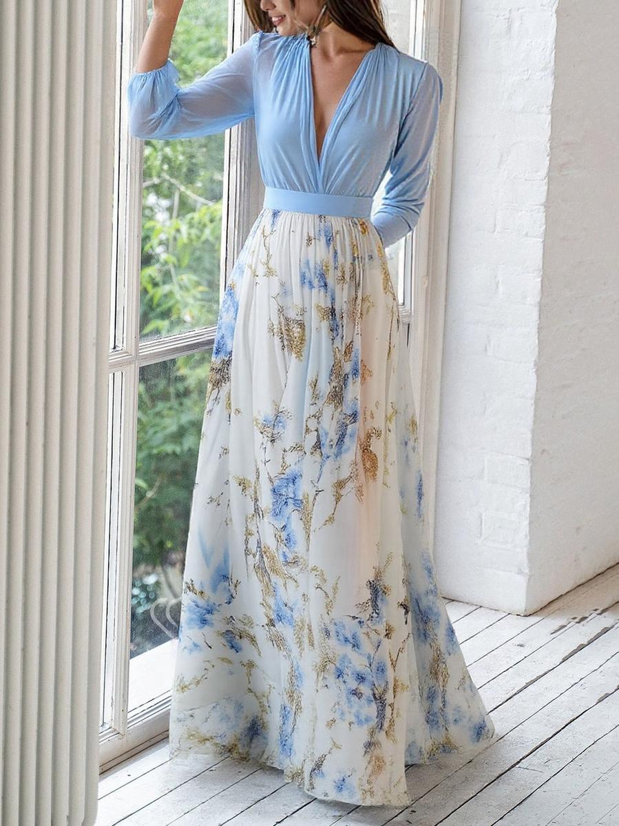 Robe Maxi Fleurie Pénélope | Élégance Éternelle de Maison Claire et Sylvie