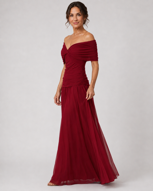 Luana Vestido Maxi de Gasa