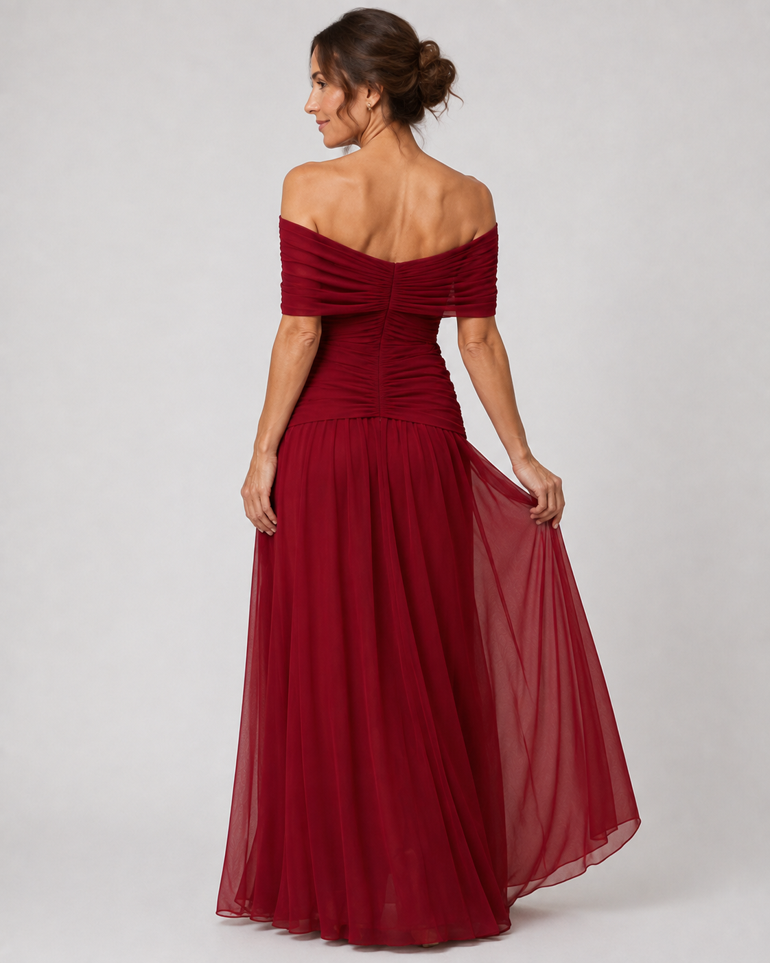 Luana Vestido Maxi de Gasa