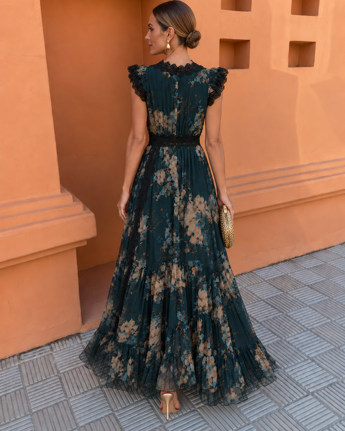 Victoria Vestido Maxi de Gasa