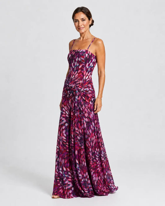 Ilaria Vestido Maxi Estampado