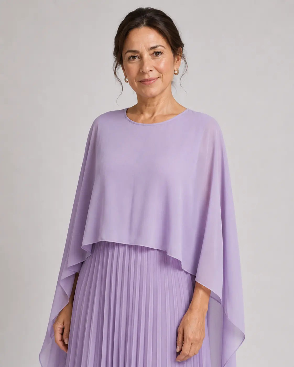 Cloe Vestido Largo con Capa