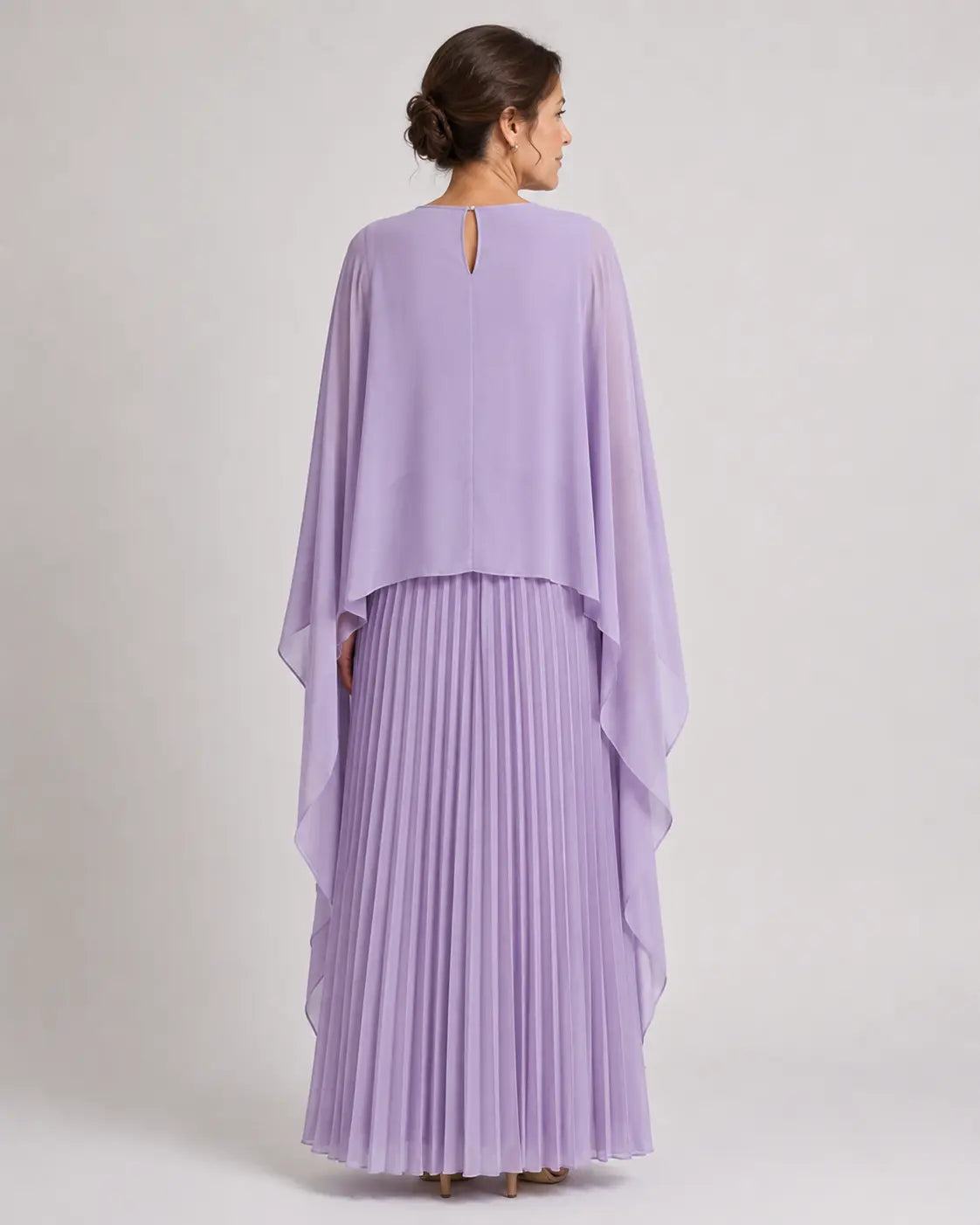 Cloe Vestido Largo con Capa