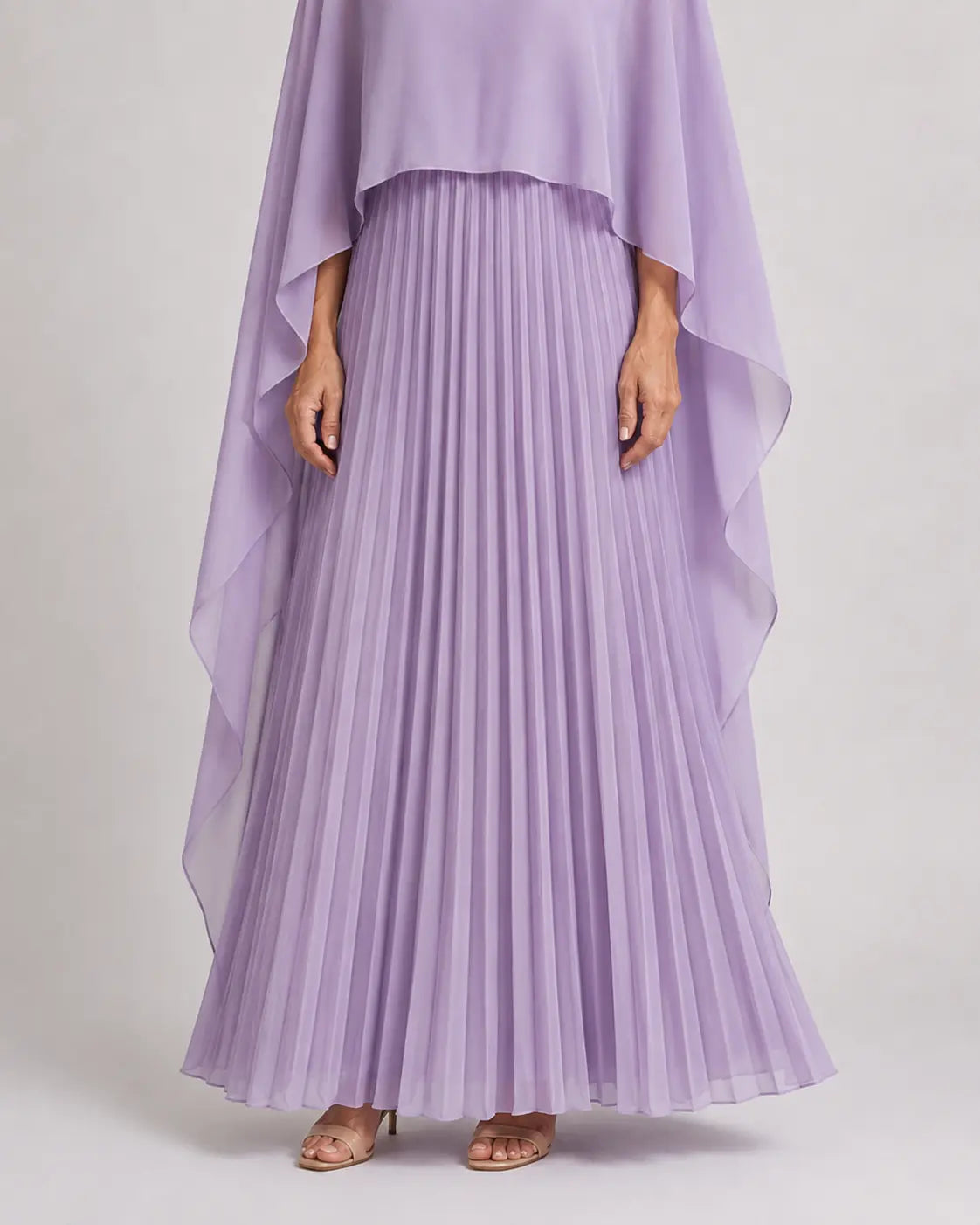 Cloe Vestido Largo con Capa