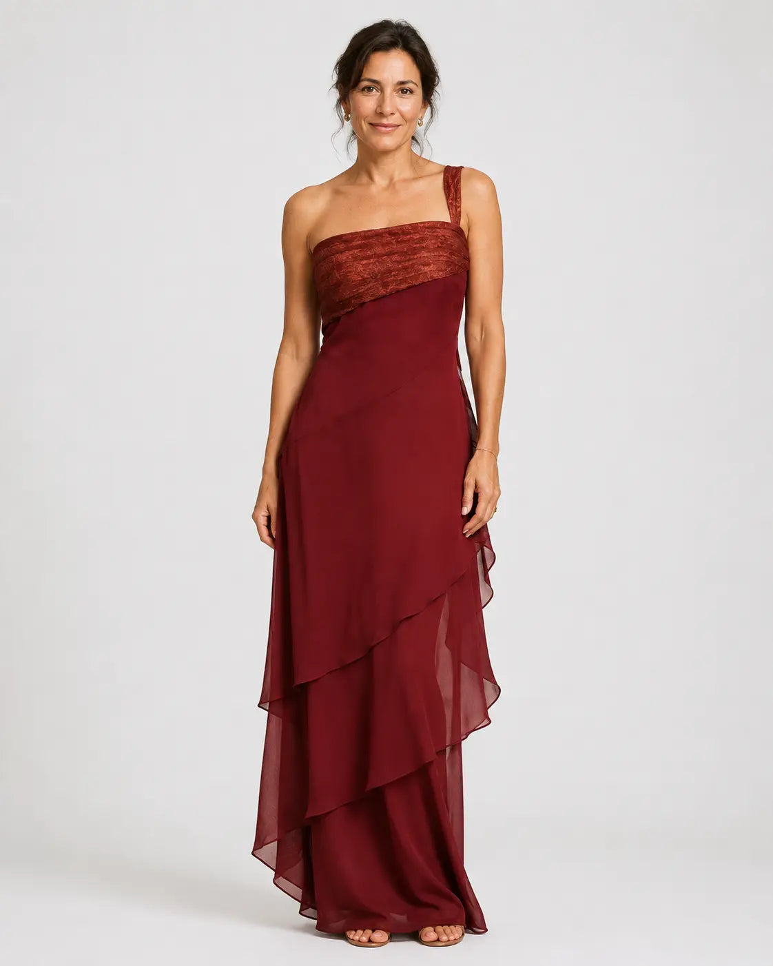 Sira Vestido Maxi Asimétrico