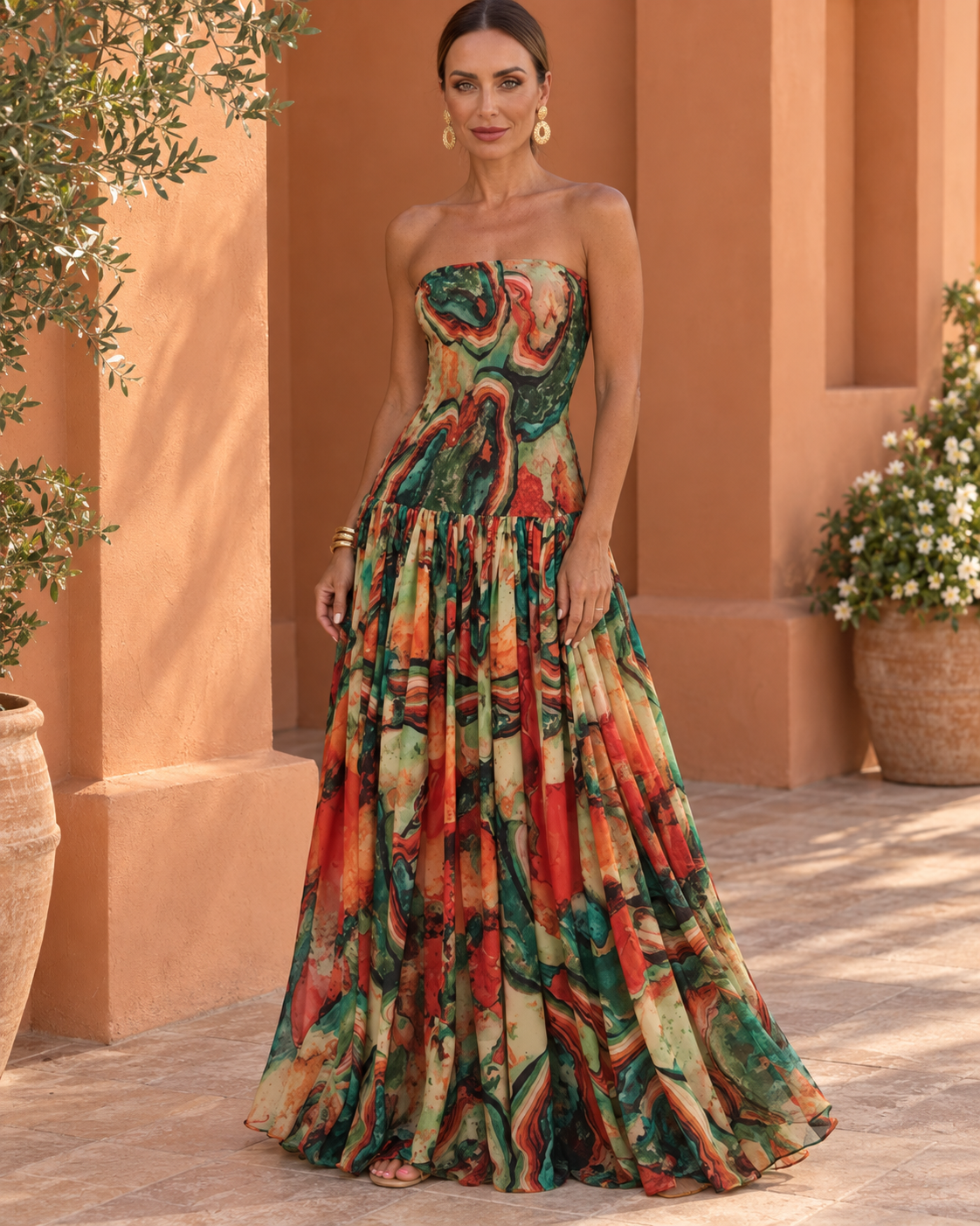 Vera Vestido Maxi Palabra de Honor