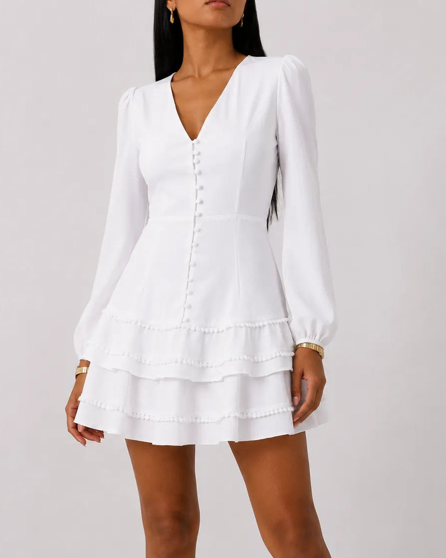 Vestido Élodie White Mini