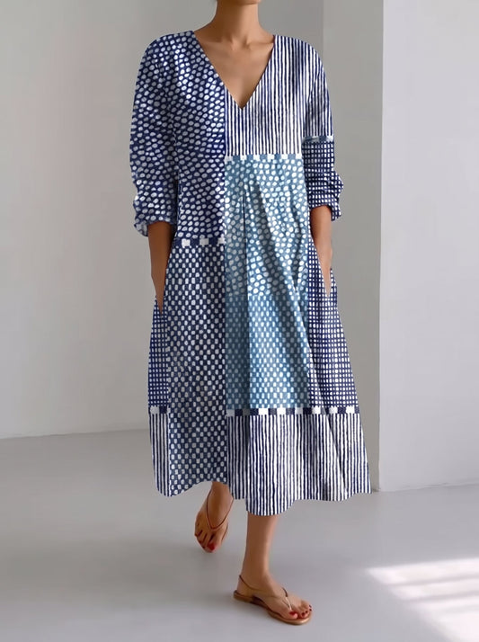 Vestido Amplio Primaveral Ilaria - Corte Envolvente para Mujer