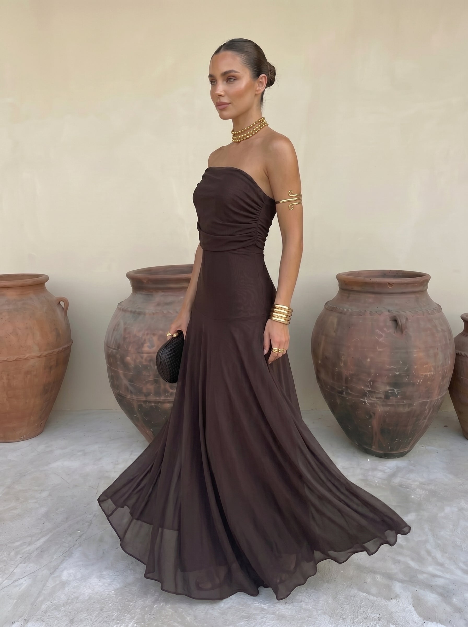 Robe Élégante Simba en Tulle de Soie - Maison Claire et Sylvie