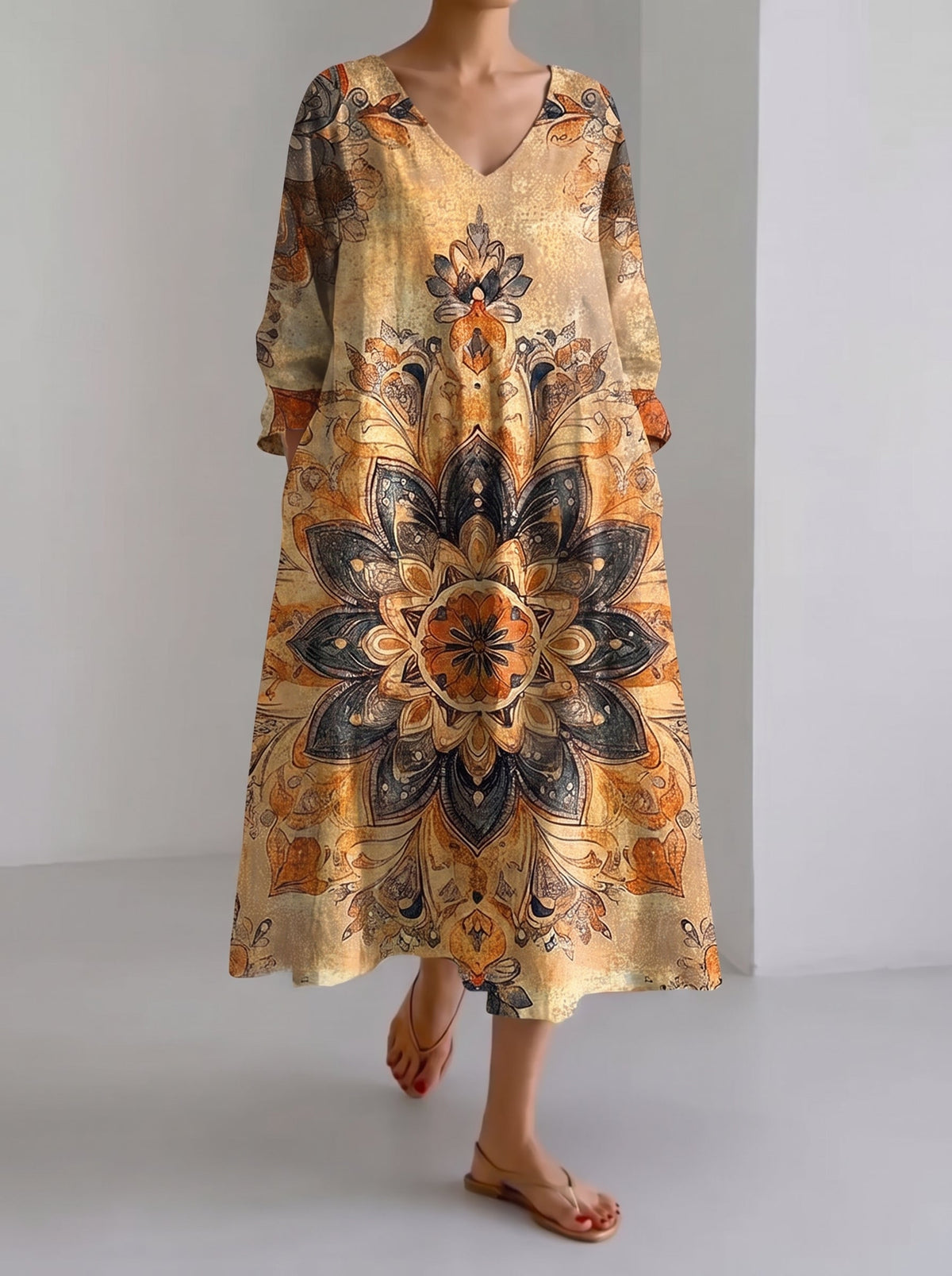 Vestido Relajado Cotidiano Dora - Corte Cómodo para Mujer
