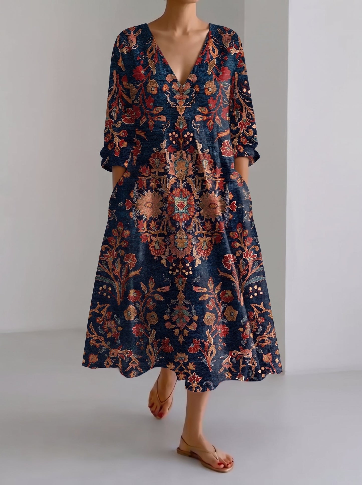 Vestido Suave de Verano Alessia - Corte Envolvente para Mujer