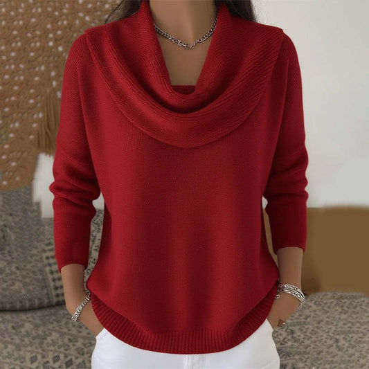 Beatriz Jersey de Cuello Drapeado | Siena Varelli