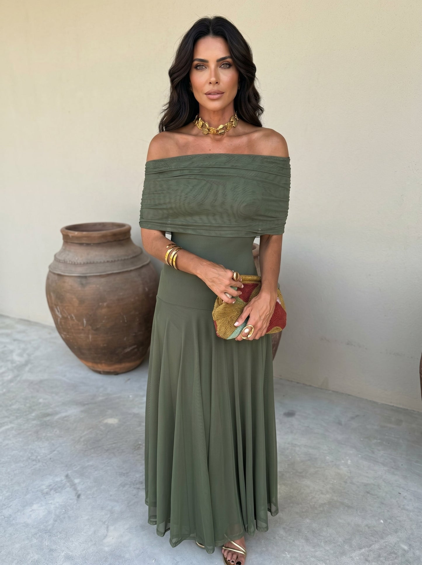 Robe Élégante Simba en Tulle de Soie - Maison Claire et Sylvie