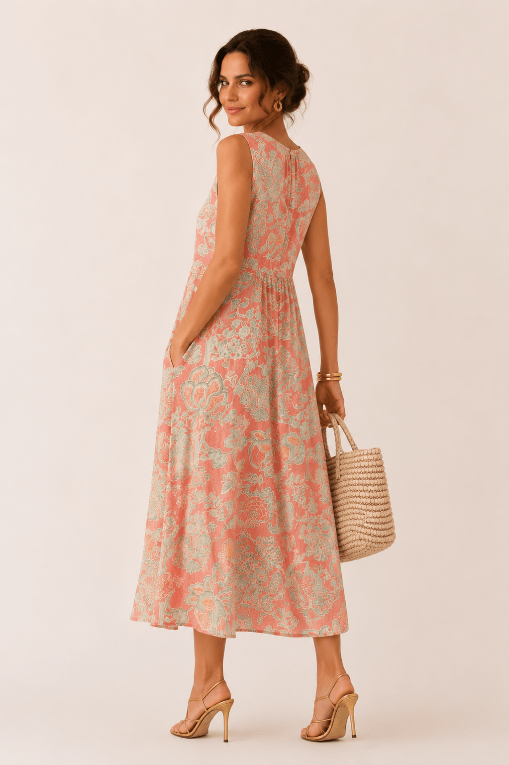 Iris Vestido Midi Floral | Siena Varelli