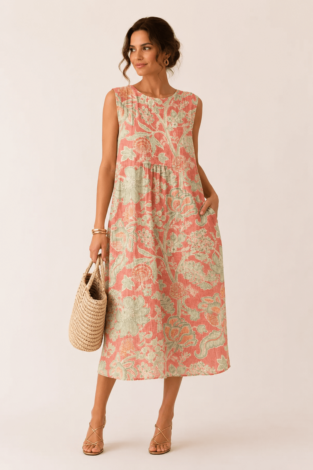 Iris Vestido Midi Floral | Siena Varelli