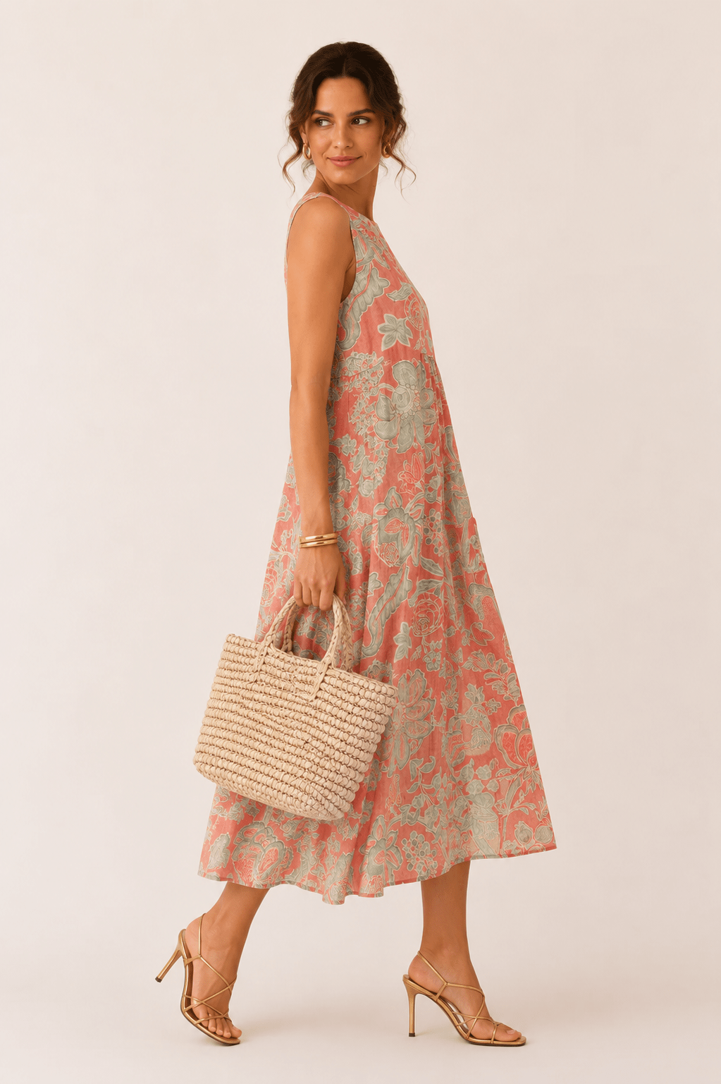Iris Vestido Midi Floral | Siena Varelli