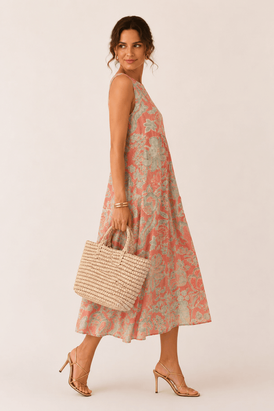 Iris Vestido Midi Floral | Siena Varelli
