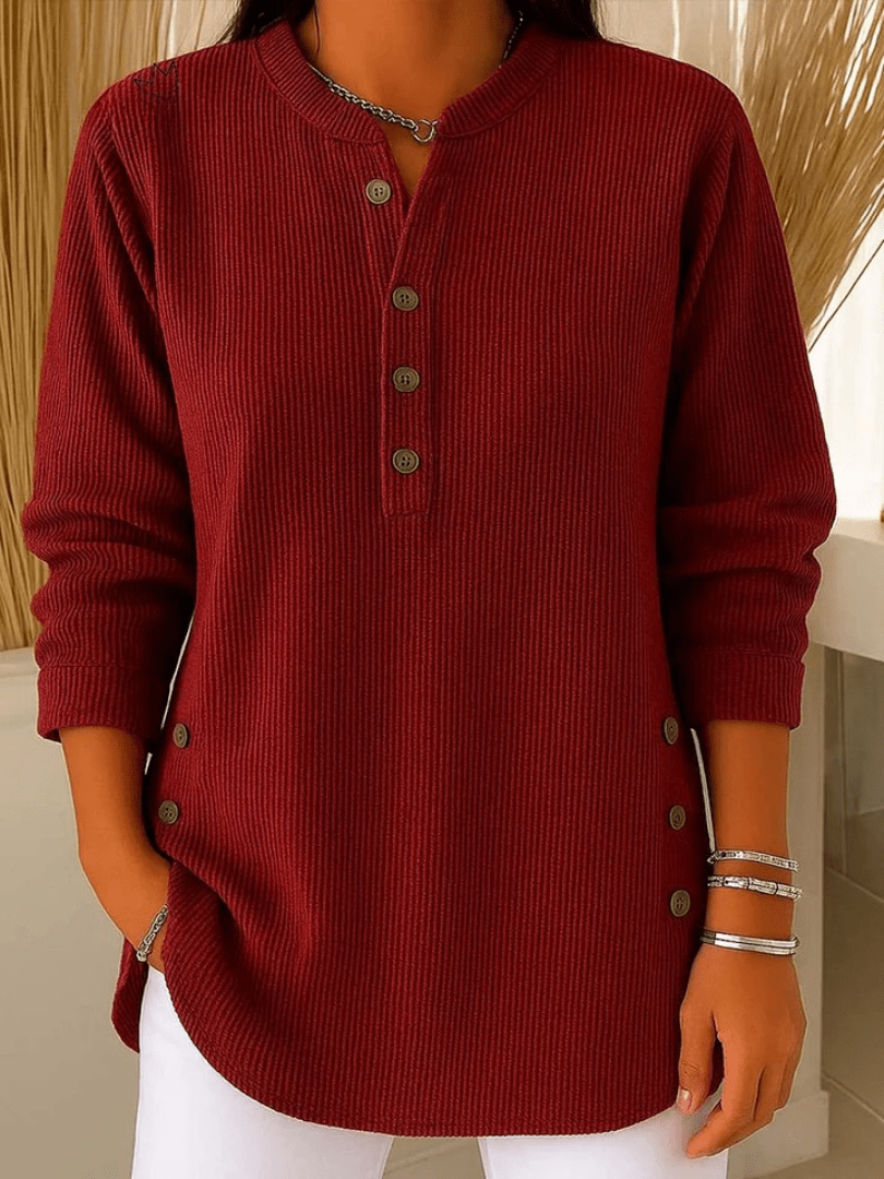 Milagros Túnica Estilo Henley | Siena Varelli