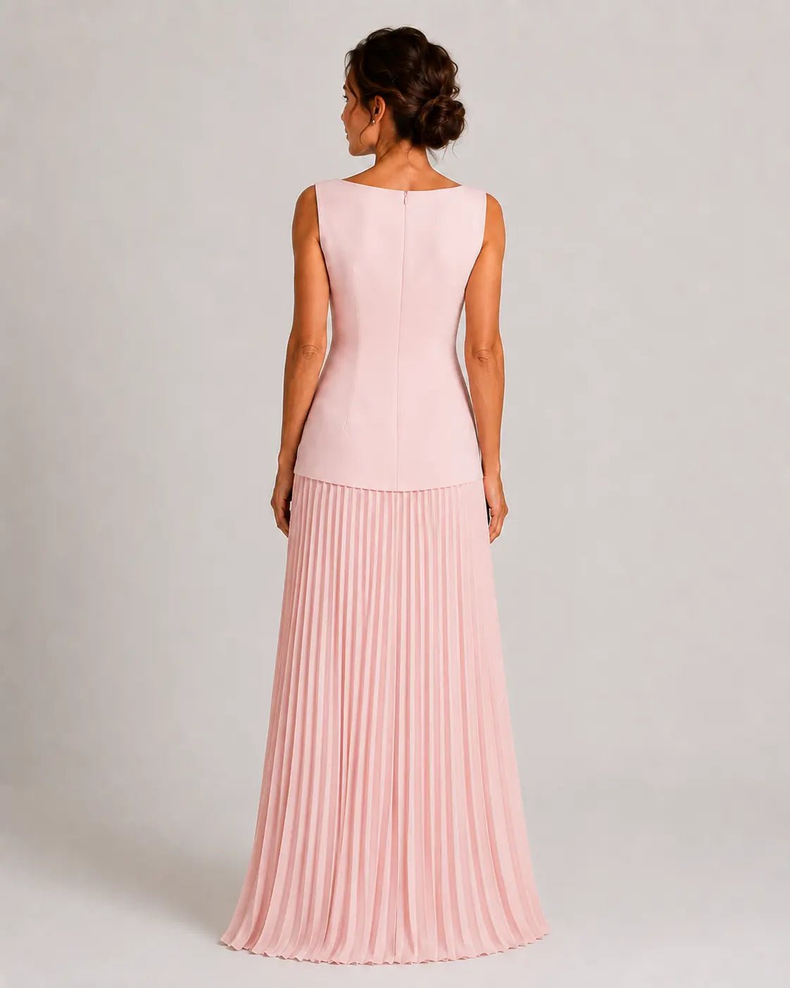 Nadia Vestido Maxi Plisado | Siena Varelli