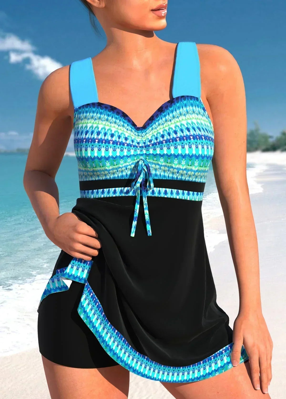 Marbella Vestido de baño Azul Océano
